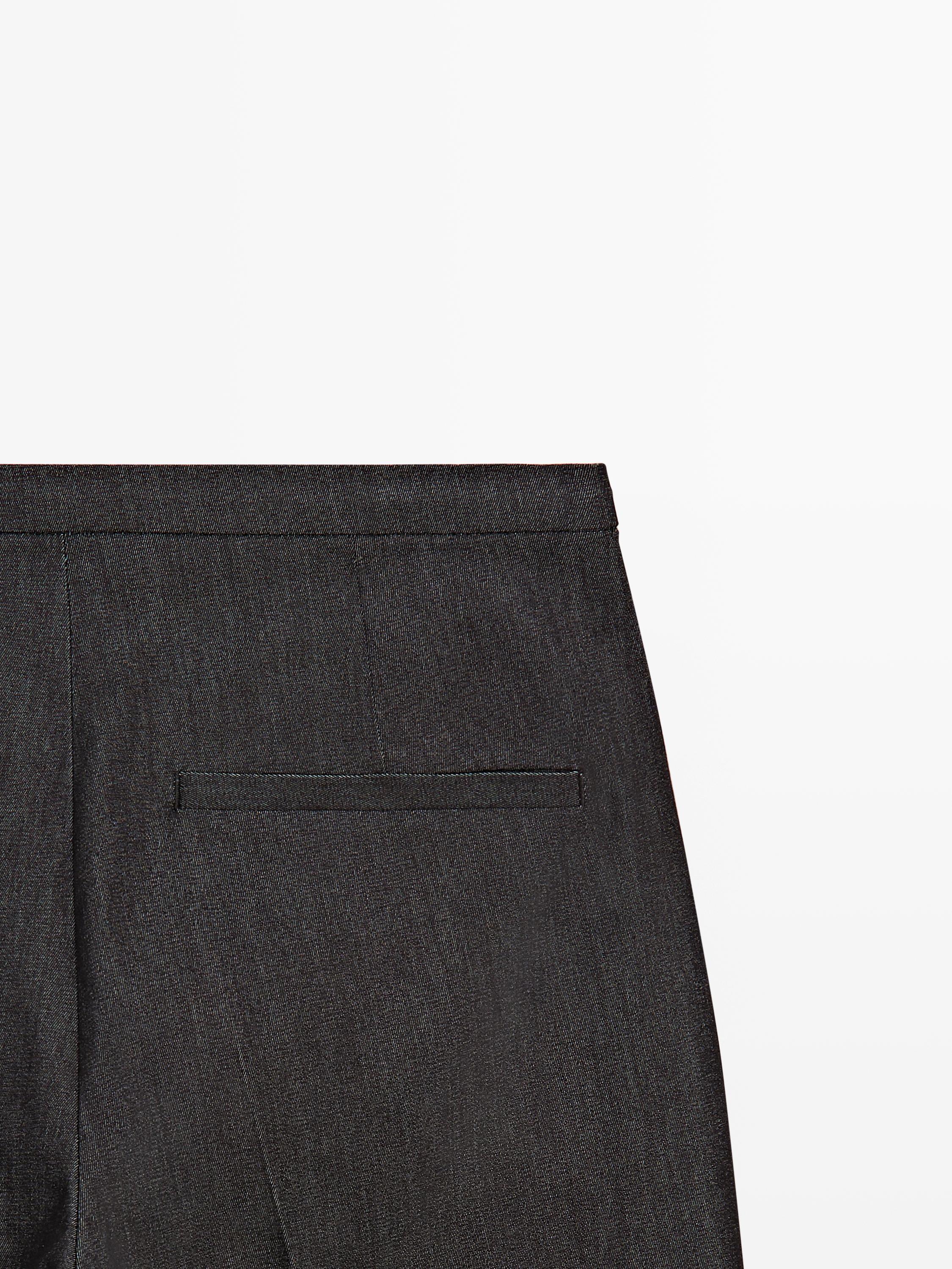 Flare fit trousers